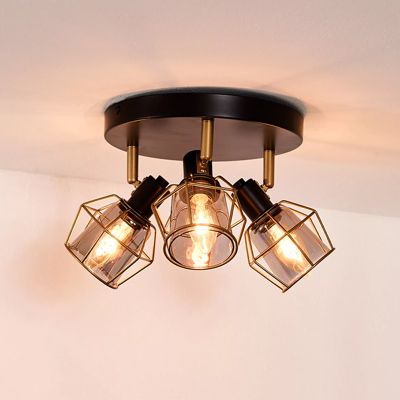 Faretto da soffitto vintage grigio, Nila