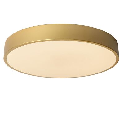 Plafoniera moderna dorata, Unar, 24W, 2700K LED, dimmer in 3 fasi