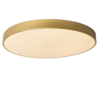 Plafoniera moderna dorata, Unar, 60W, 2700K LED, dimmer in 3 fasi