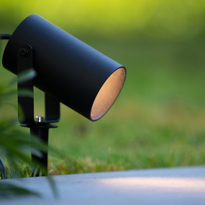 Faretto da giardino moderno nero, Taylor, IP44