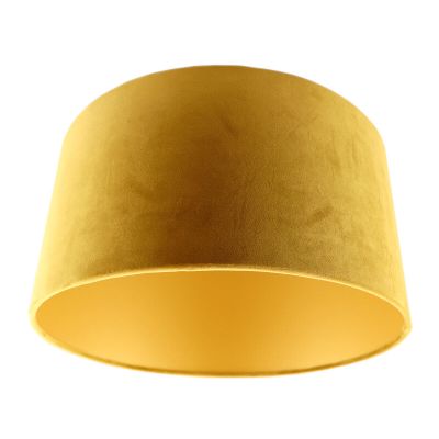 Paralume in velluto giallo moderno, Milene