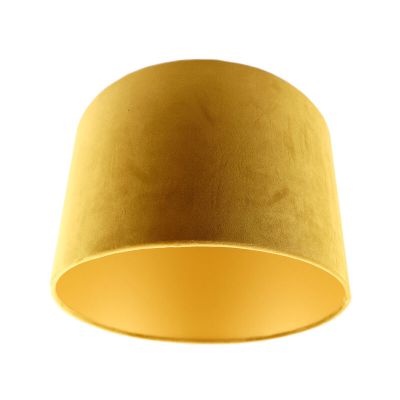 Paralume in velluto giallo moderno, Madelyn