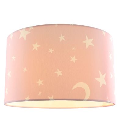 Lampada da soffitto per bambini rosa in tessuto, Stars