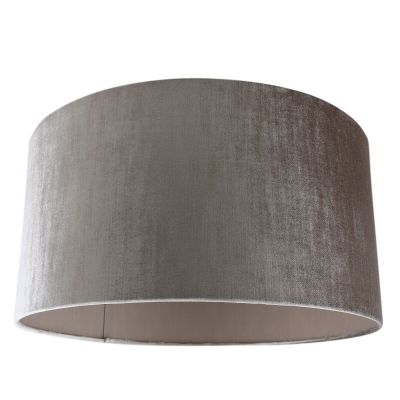 50 cm paralume in velluto grigio, Rody