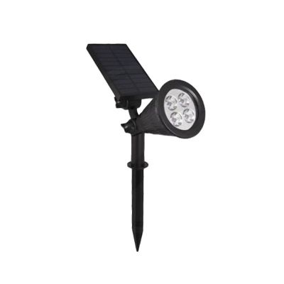 Faretto da giardino solare nero, Oualid, 2W, 5500K LED, IP65