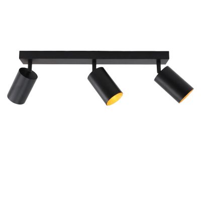 Faretto da soffitto in alluminio dorato, Nataly