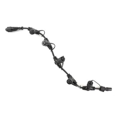 Cavo di distribuzione nero da 0,5 m, Con 5 uscite