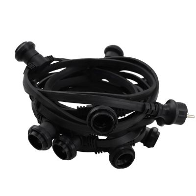 20m catena luminosa da esterno, 40 attacchi