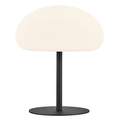Lampada da tavolo da esterno moderna bianca, Sponge, 6,8W, 2700K LED, IP65, dimmer in 3 fasi