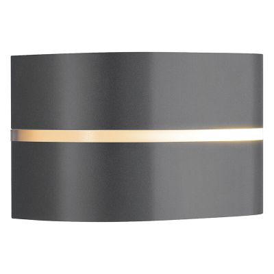 Lampada da esterno antracite in alluminio, Sibelis, IP44