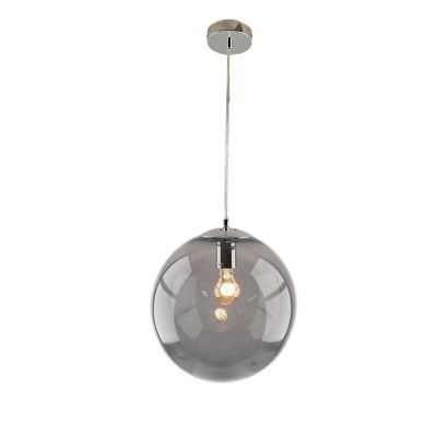 Lampada a sospensione cromata design, Dolf