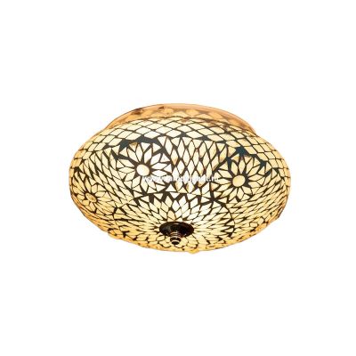 Plafoniera orientale trasparente in mosaico, Mimoun