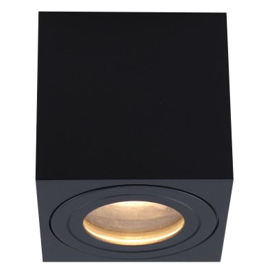 Faretto da superficie nero moderno, Alion, IP44
