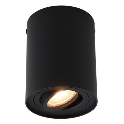 Faretto da superficie nero moderno, Onno