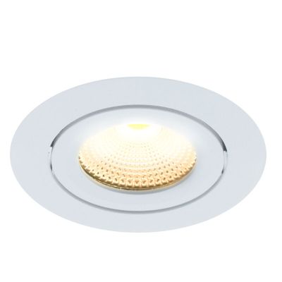 Faretto da incasso bianco in alluminio, Wimke, 5W, 2700K LED, IP44