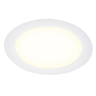 Downlight bianco in alluminio, Umbriel, 6W, 4000K LED, IP44