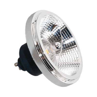 Bisolux lampada LED GU10 (AR111) regolabile Clint, nero, 12W, 4000K