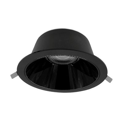 Downlight nero in alluminio, Maud, 20W, white switch LED, IP22