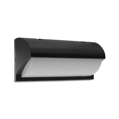 Lampada da esterno nera in alluminio, Rajko, 12W, 3000K LED, IP54