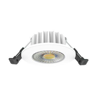 Downlight bianco in alluminio, Hobie, 6W, white switch LED, IP65