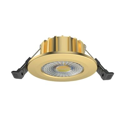 Downlight in ottone in alluminio, Hobie, 6W, white switch LED, IP65