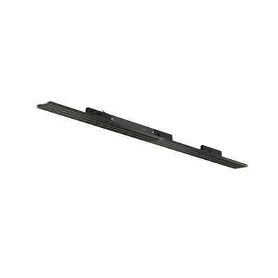 Apparecchio di illuminazione a binario trifase nero Tora, 27W/32W/37W/42W, interruttore bianco, 120 cm, Pro