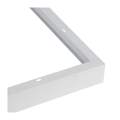 Cornice bianca a scatto da superficie 30x120