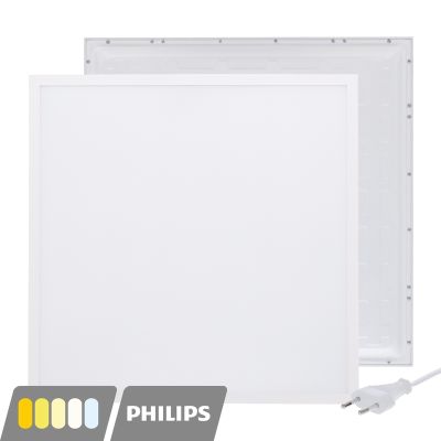 Pannello LED 60x60 - 30W - interruttore bianco - UGR<19 - retroilluminato