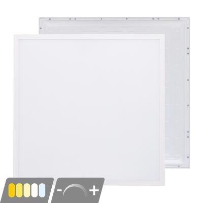 Pannello LED 60x60 - 30W - interruttore bianco - UGR<19 - dimmerabile - retroilluminato