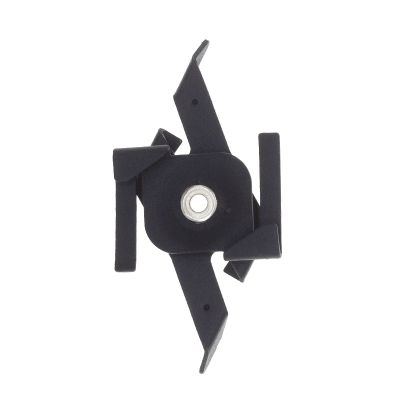 Clip per sospensione a soffitto per illuminazione su binario trifase, nera, Pro