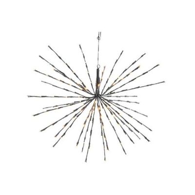 Stella 3D LED da 30 cm con 42 luci LED scintillanti di colore bianco caldo