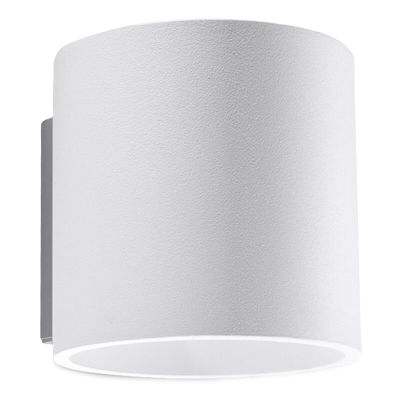 Lampada da parete up down in alluminio bianca, Amely