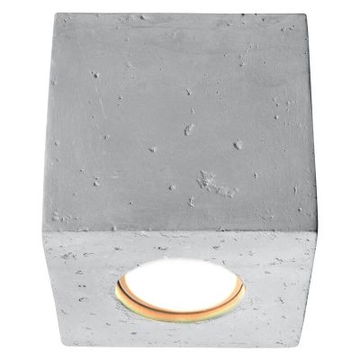 Faretto da superficie in cemento grigio, Andro