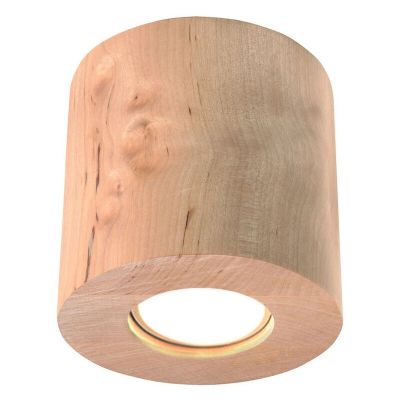 Faretto da superficie in legno marrone, Amely