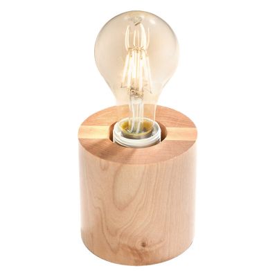 Lampada da tavolo in legno marrone, Anela
