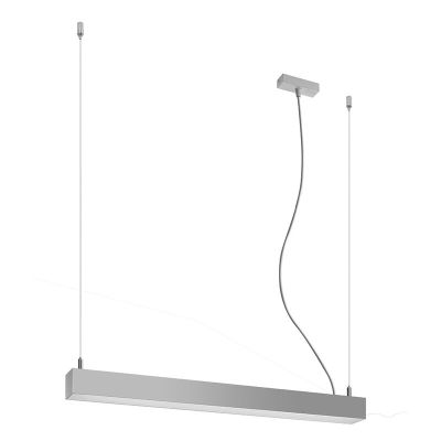 Lampada a sospensione in alluminio grigia, Mascha, 22W, 3000K LED