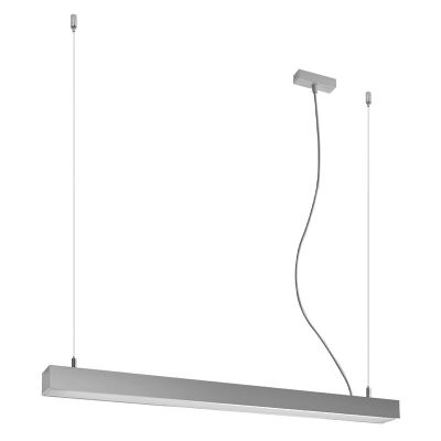 Lampada a sospensione in alluminio grigia, Mascha, 31W, 3000K LED
