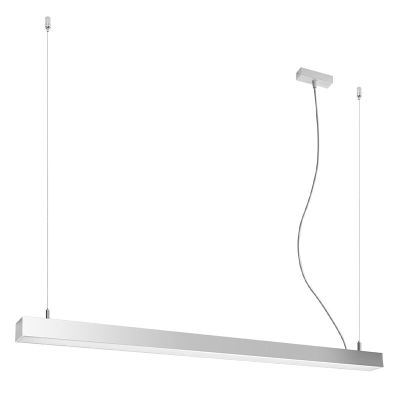 Lampada a sospensione in alluminio grigia, Mascha, 38W, 3000K LED