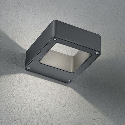 Lampada da esterno moderna antracite, Norton, 4,5W, 3000K LED, IP54