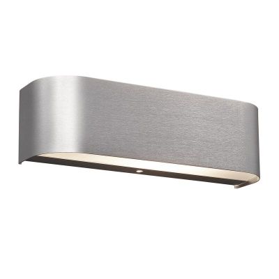 Lampada da parete up down grigia in vetro, Tomaso, 3,1W, 3000K LED