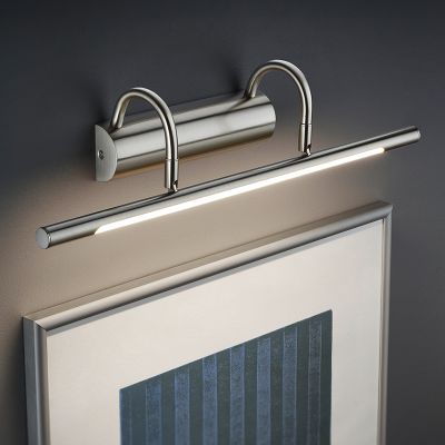 Lampada per quadri classica in nichel, Marino, 8W, 3000K LED