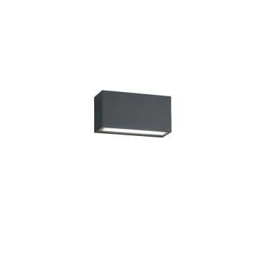 Lampada da esterno moderna antracite, Seby, 10W, 3000K LED, IP65
