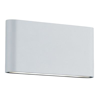 Lampada da parete up down moderna bianca, Bridlington, 4,5W, 3000K LED, IP54