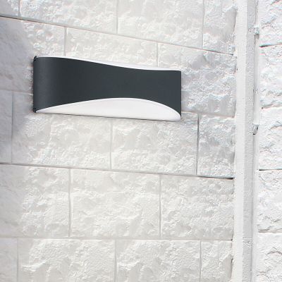 Lampada da esterno moderna nera, Bernadina, 9W, 3000K LED, IP65