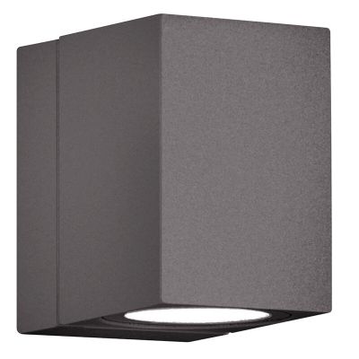 Lampada da esterno antracite in alluminio, Brixham, 3W, 3000K LED, IP54