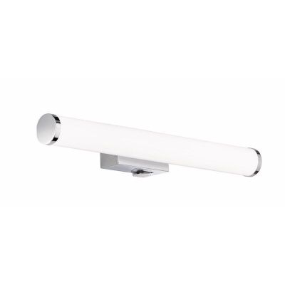 Lampada per specchio moderna cromata, Staby, 4,3W, 3000K LED, IP44, con interruttore