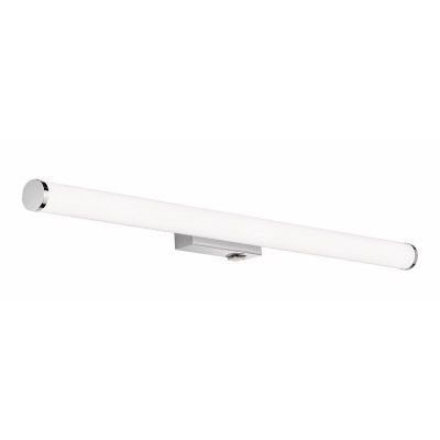 Lampada per specchio moderna cromata, Staby, 8,6W, 3000K LED, IP44, con interruttore