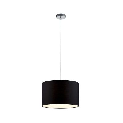 Lampada a sospensione nera in tessuto, Ledbury