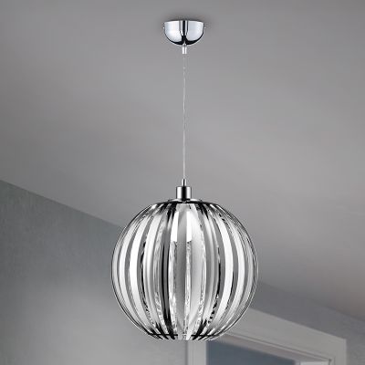 Lampada a sospensione design cromata, Latanya