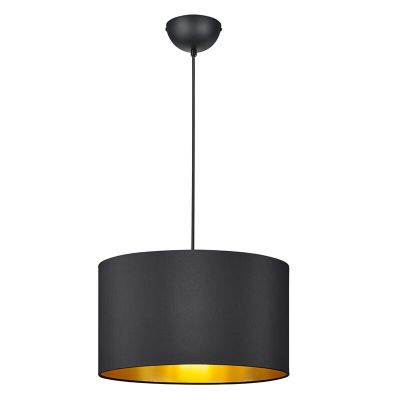 Lampada a sospensione moderna nera, Jeany